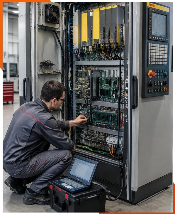 Ремонт систем ЧПУ FANUC промышленных станков в Россоши
