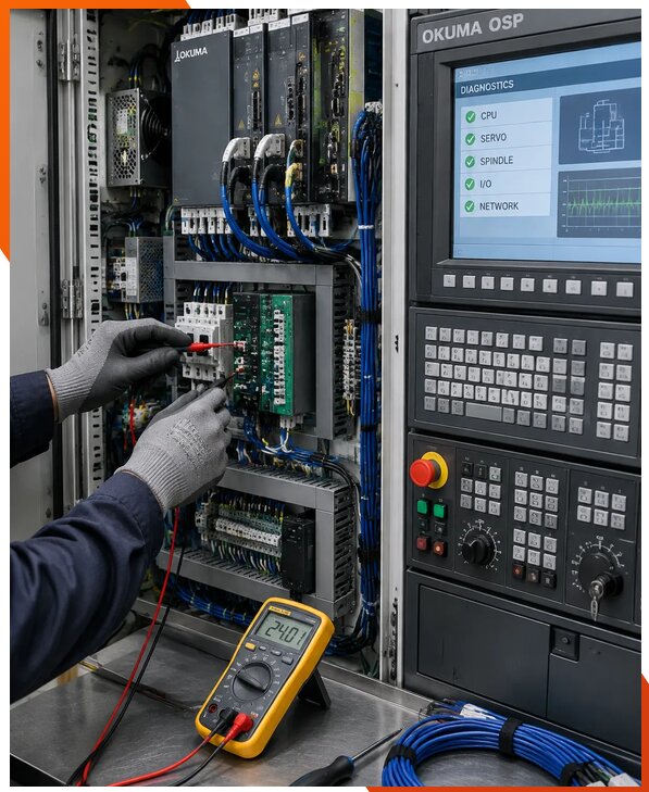 Ремонт систем ЧПУ Okuma OSP в Россоши